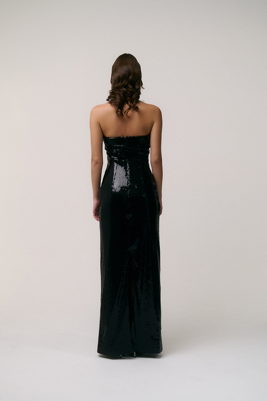 Hatlerneck Black Dress