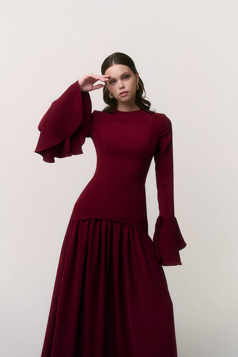 Burgundy Maxi Dress