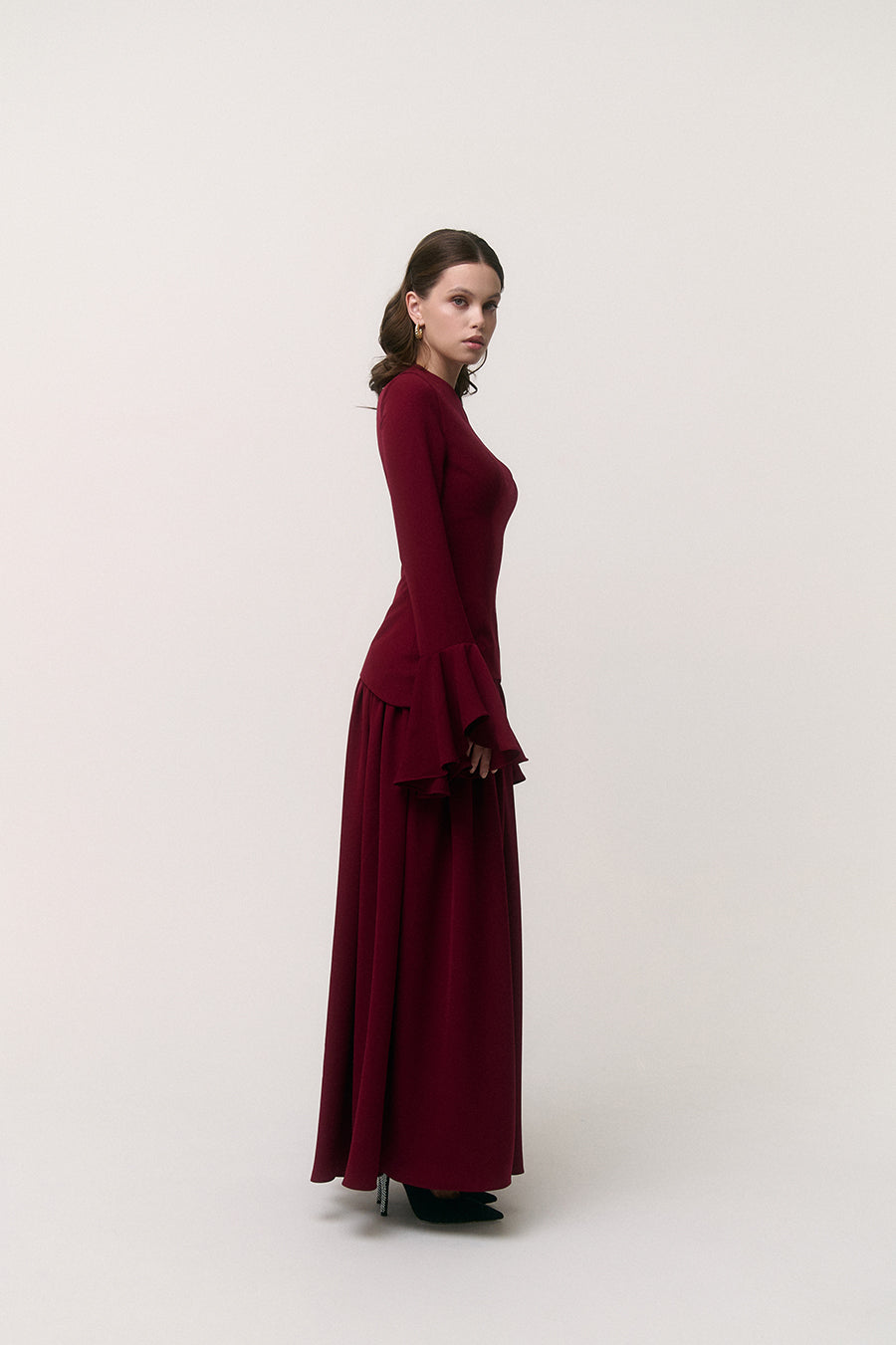 Burgundy Maxi Dress