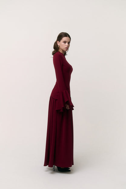 Burgundy Maxi Dress