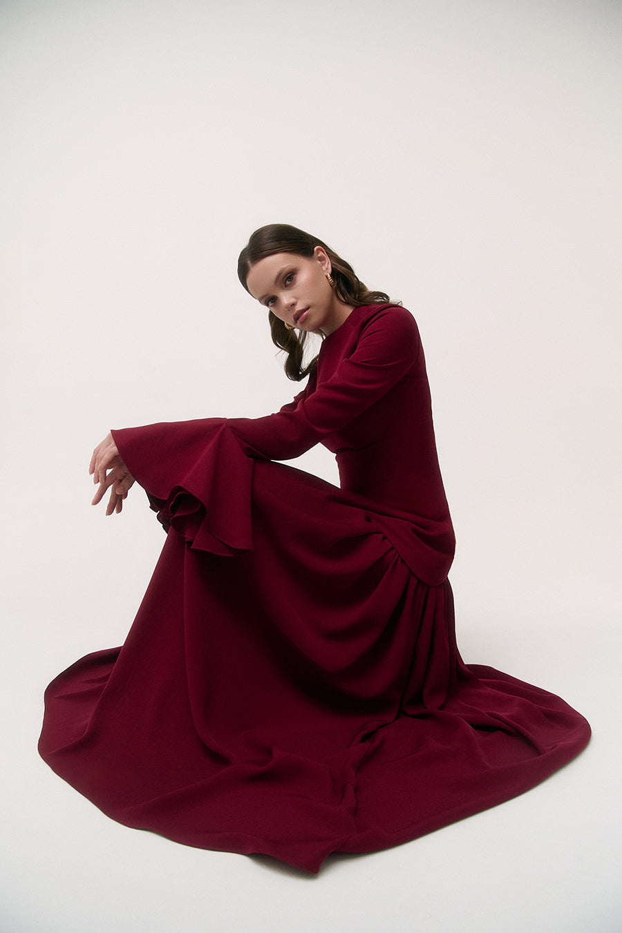 Burgundy Maxi Dress