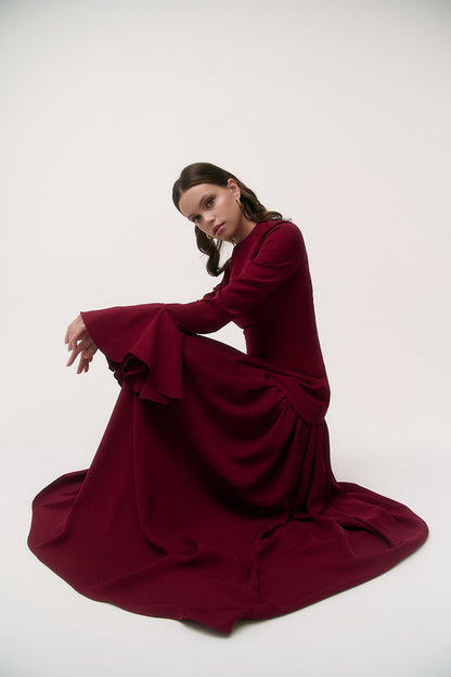 Burgundy Maxi Dress