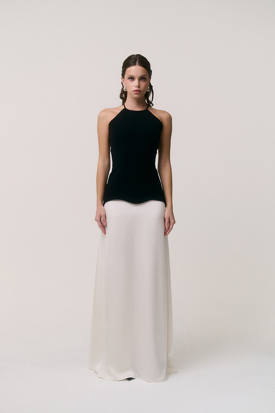 Black & White Maxi Dress