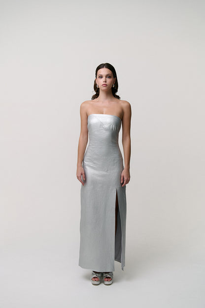 Silver Maxi Dress
