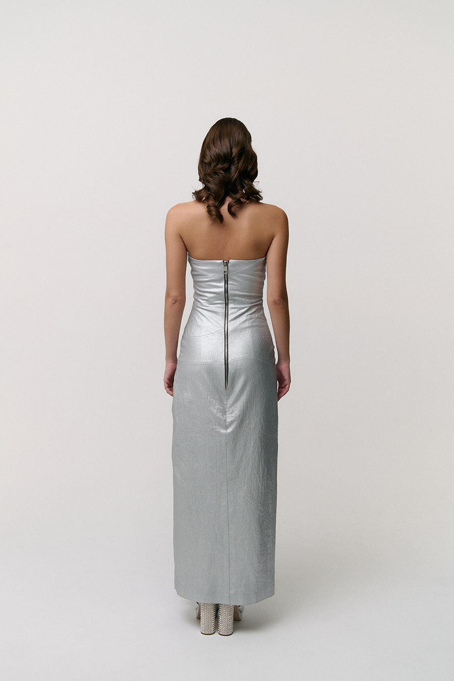 Silver Maxi Dress